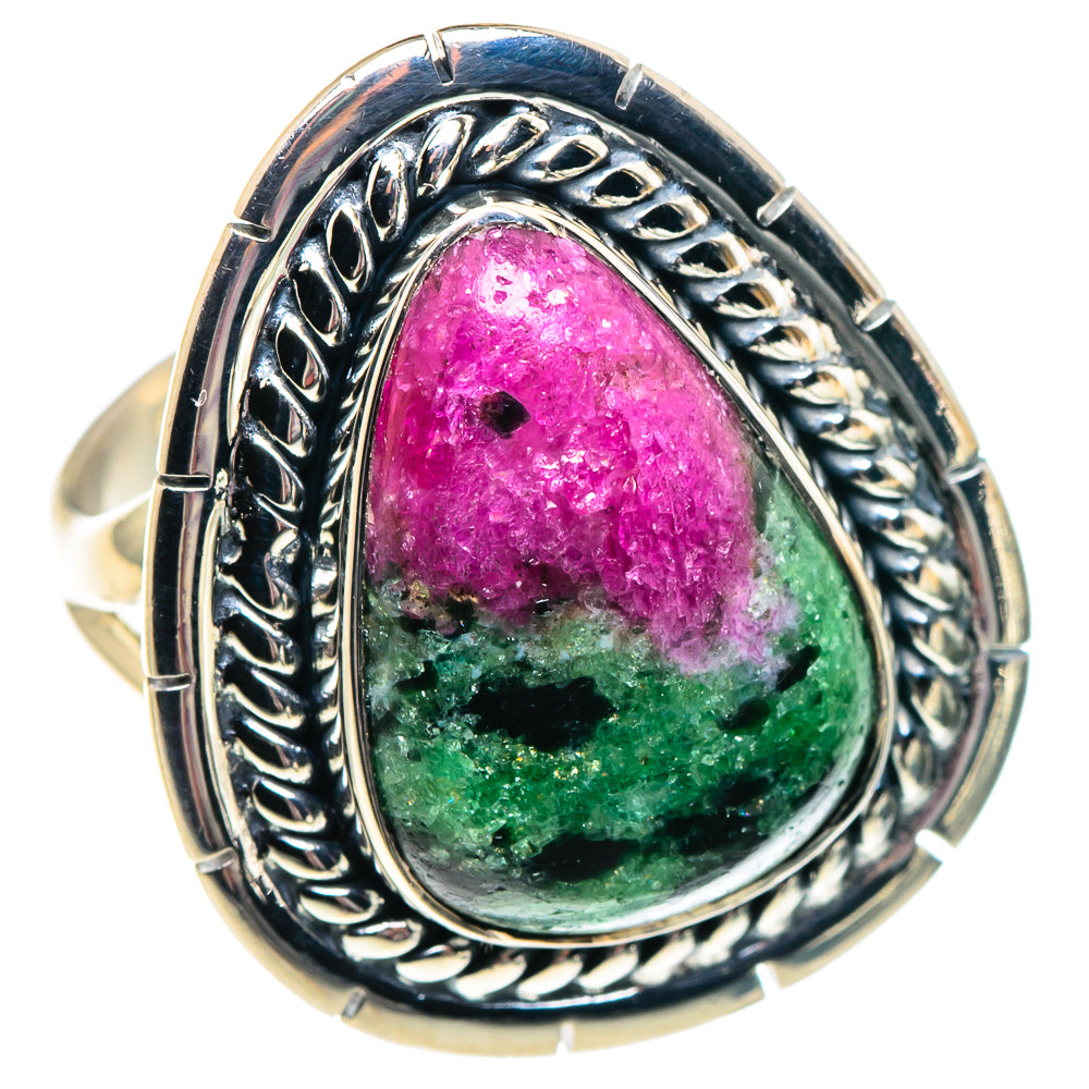 Ruby Zoisite Rings handcrafted by Anasilvercos - RING91832