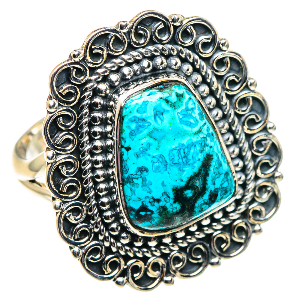 Shattuckite Rings handcrafted by Anasilvercos - RING91836 - Photo 2