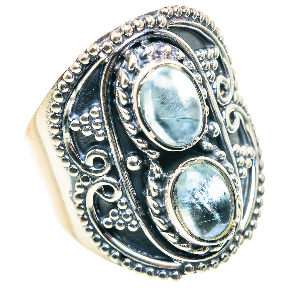 Blue Topaz Rings handcrafted by Anasilvercos - RING91843