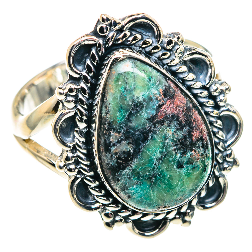 Ruby Fuchsite Rings handcrafted by Anasilvercos - RING91844 - Photo 2