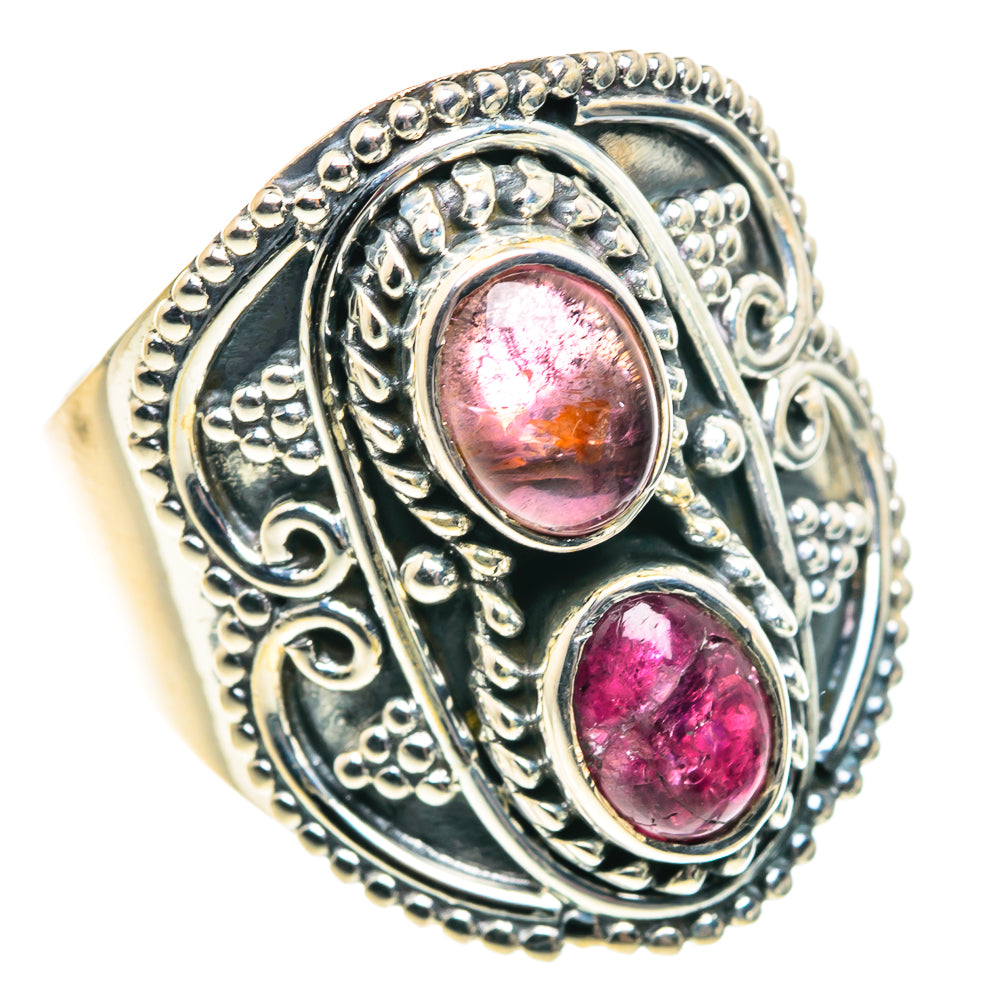 Pink Tourmaline Rings handcrafted by Anasilvercos - RING91850