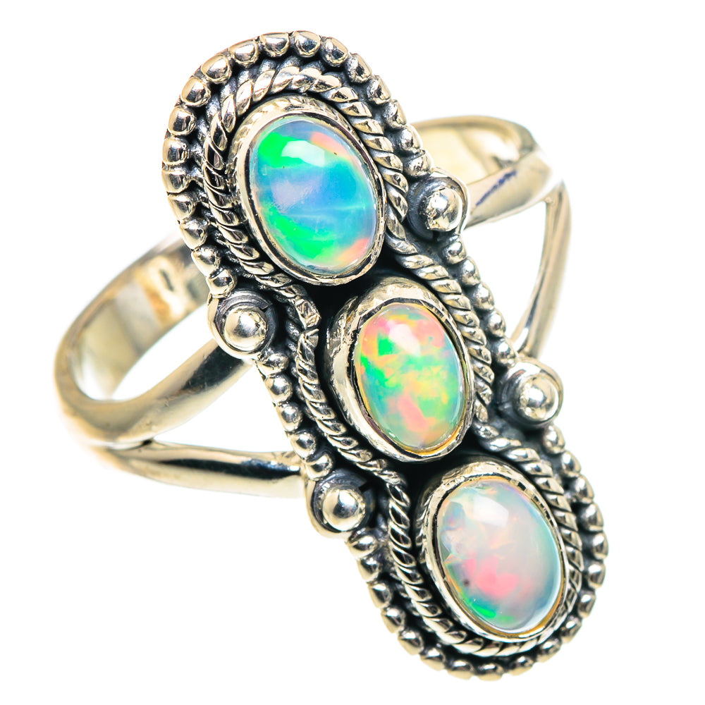Ethiopian Opal Rings handcrafted by Anasilvercos - RING91860
