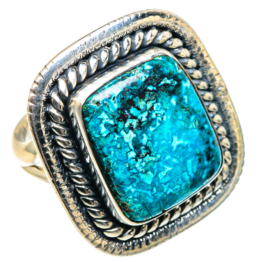 Chrysocolla Rings handcrafted by Anasilvercos - RING91867