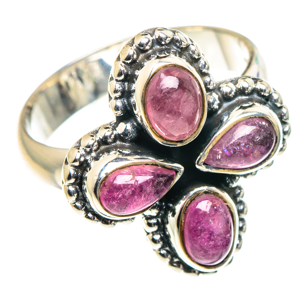 Pink Tourmaline Rings handcrafted by Anasilvercos - RING91876