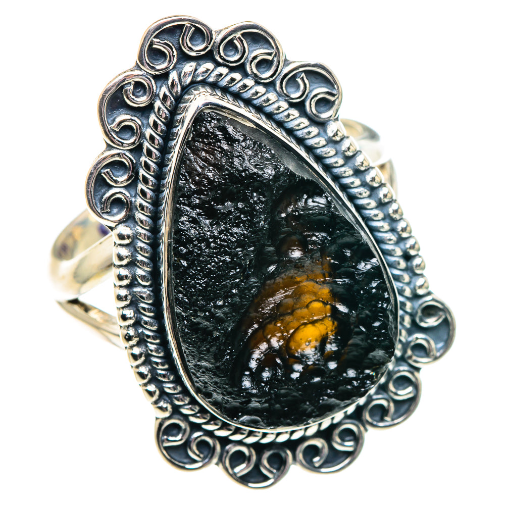 Tektite Rings handcrafted by Anasilvercos - RING91881 - Photo 2
