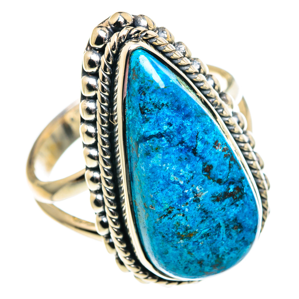 Chrysocolla Rings handcrafted by Anasilvercos - RING91886