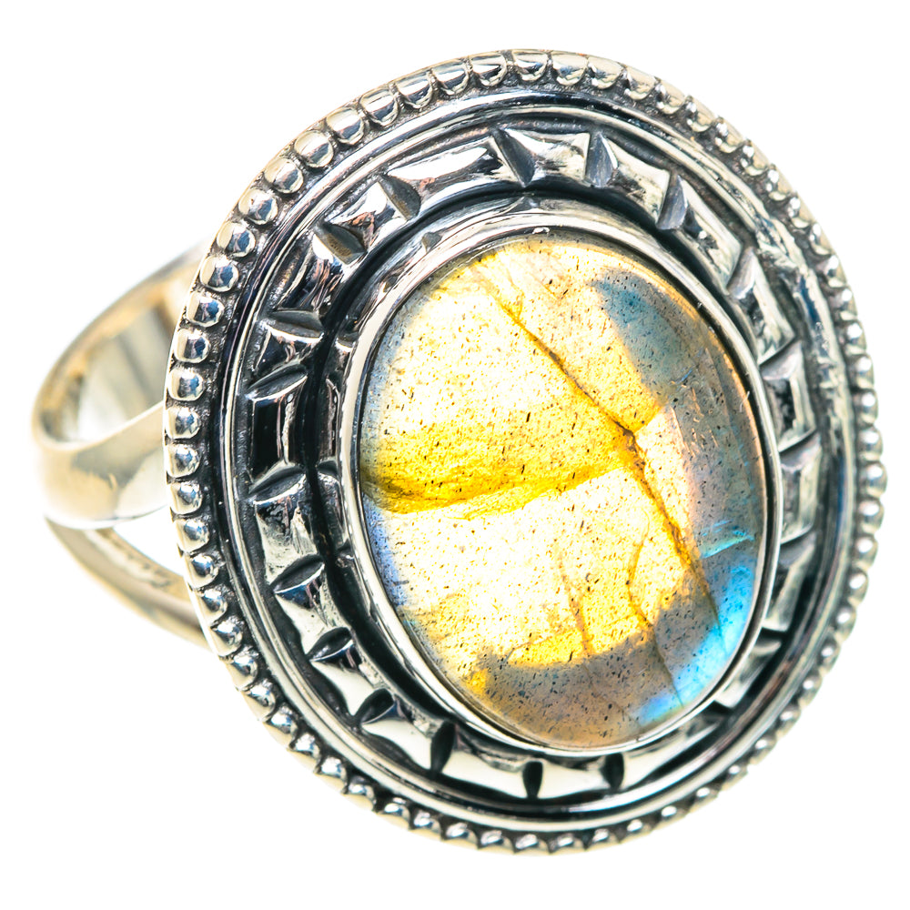 Labradorite Rings handcrafted by Anasilvercos - RING91887