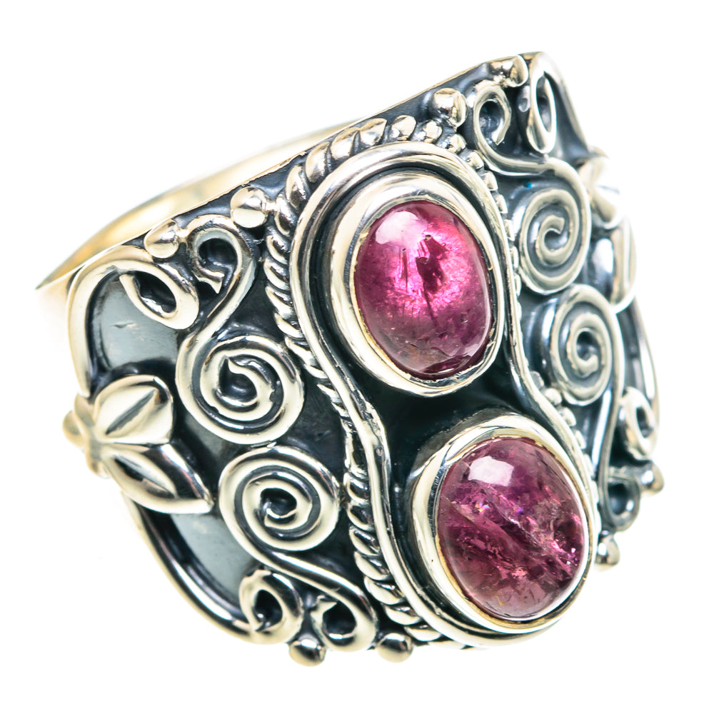 Pink Tourmaline Rings handcrafted by Anasilvercos - RING91901