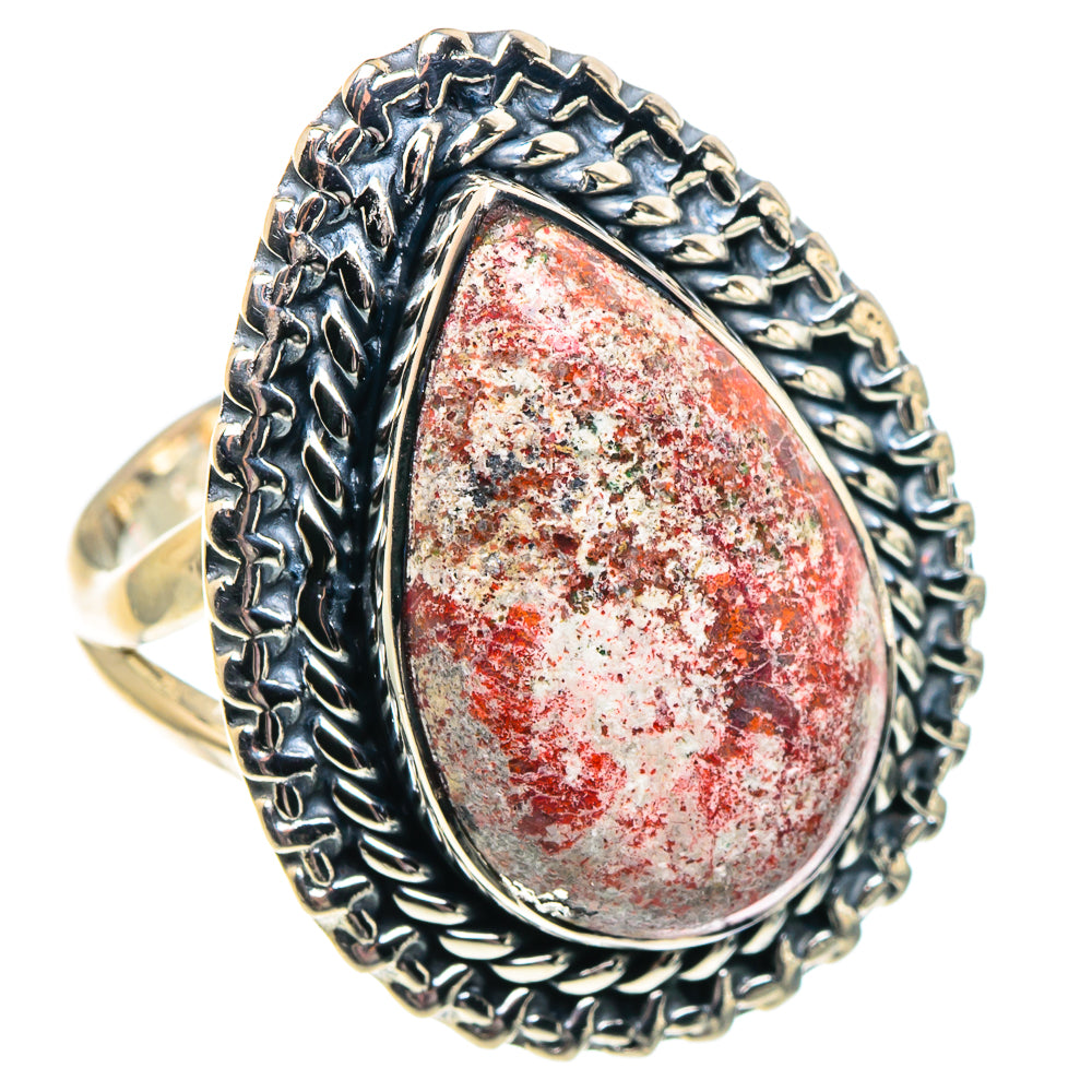 Thulite Rings handcrafted by Anasilvercos - RING91902