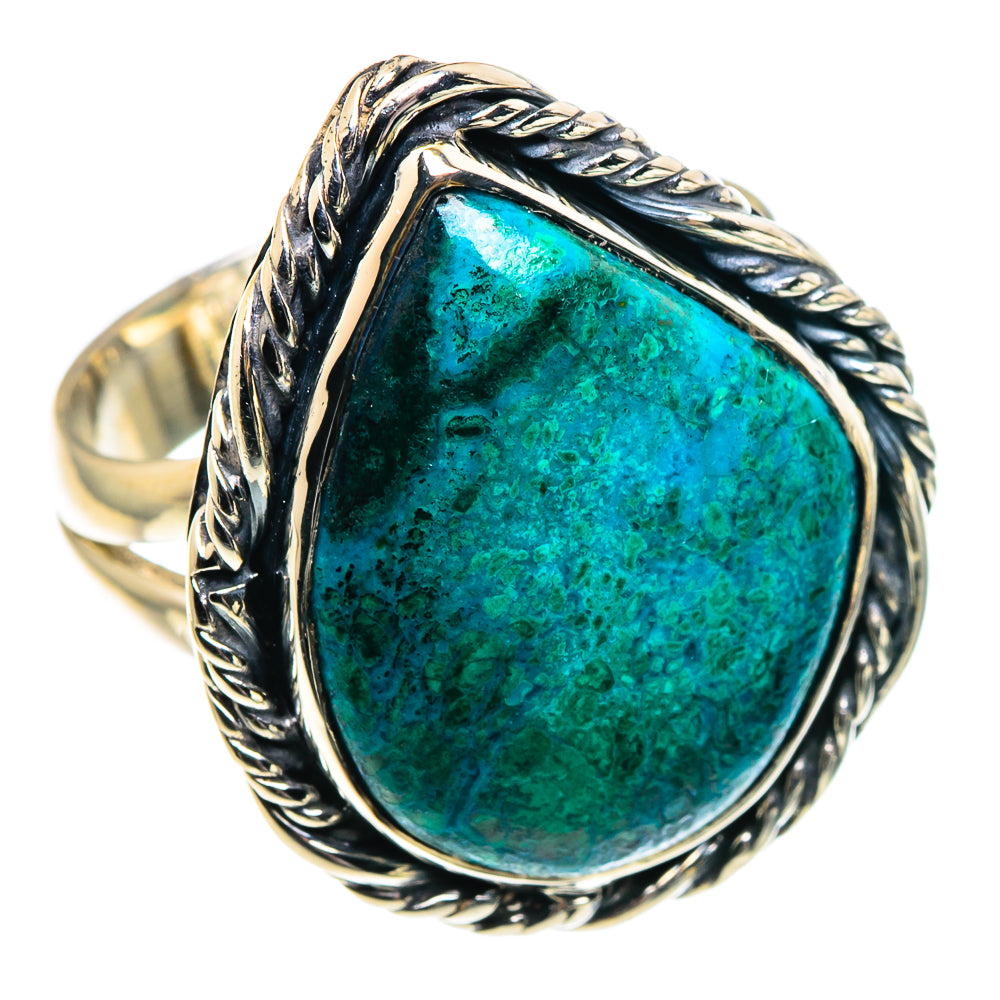 Chrysocolla Rings handcrafted by Anasilvercos - RING91910