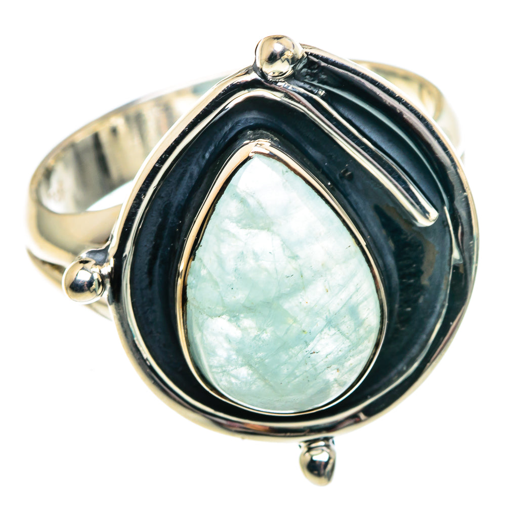 Aquamarine Rings handcrafted by Anasilvercos - RING91917