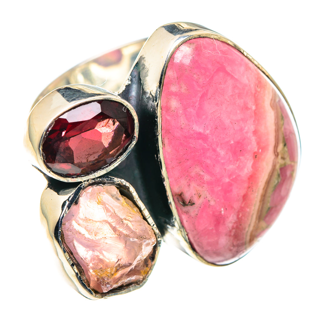 Rhodochrosite Rings handcrafted by Anasilvercos - RING91926