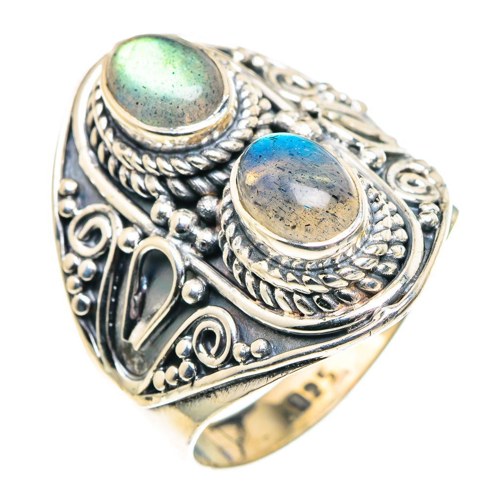 Labradorite Rings handcrafted by Anasilvercos - RING91933