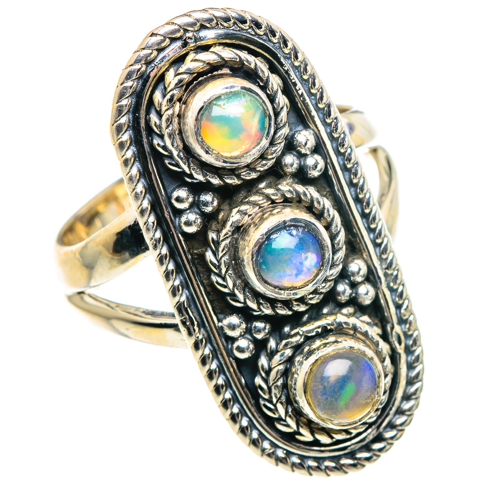 Ethiopian Opal Rings handcrafted by Anasilvercos - RING91934