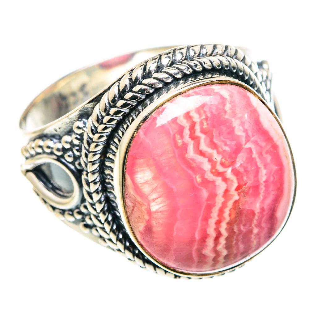 Rhodochrosite Rings handcrafted by Anasilvercos - RING91950