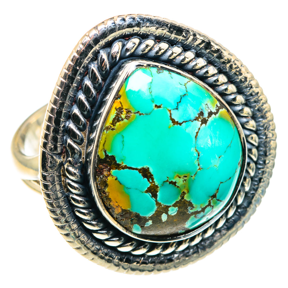 Tibetan Turquoise Rings handcrafted by Anasilvercos - RING91962