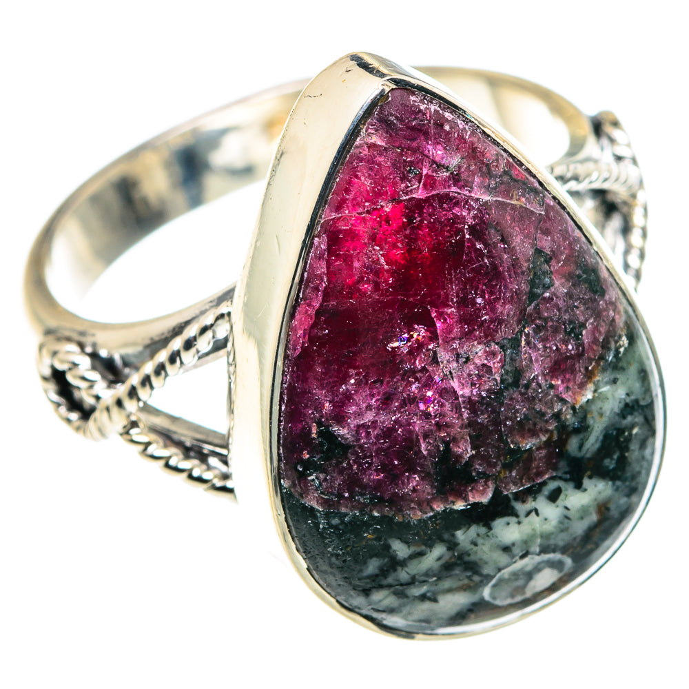 Russian Eudialyte Rings handcrafted by Anasilvercos - RING91970