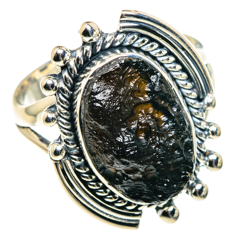 Tektite Rings handcrafted by Anasilvercos - RING91972