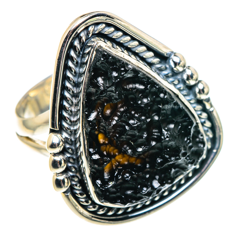 Tektite Rings handcrafted by Anasilvercos - RING91973 - Photo 2