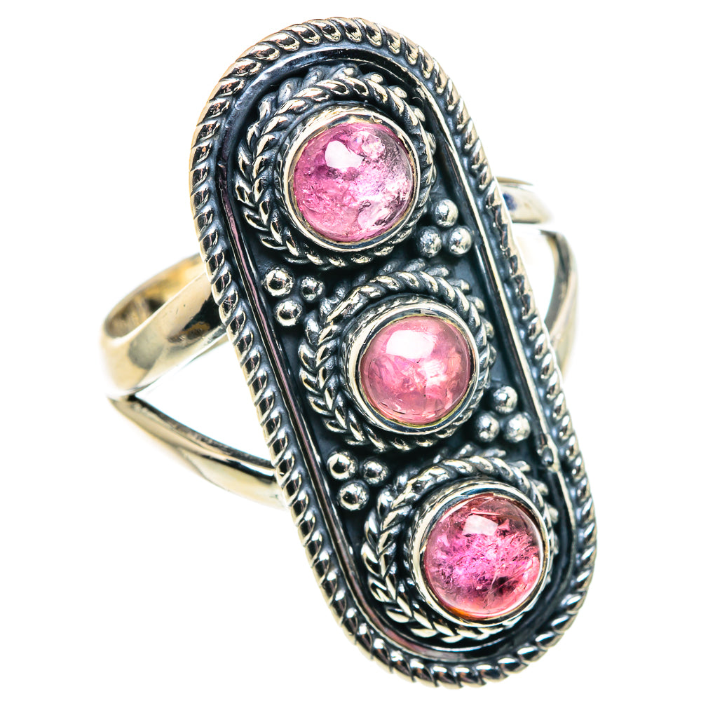 Pink Tourmaline Rings handcrafted by Anasilvercos - RING91983