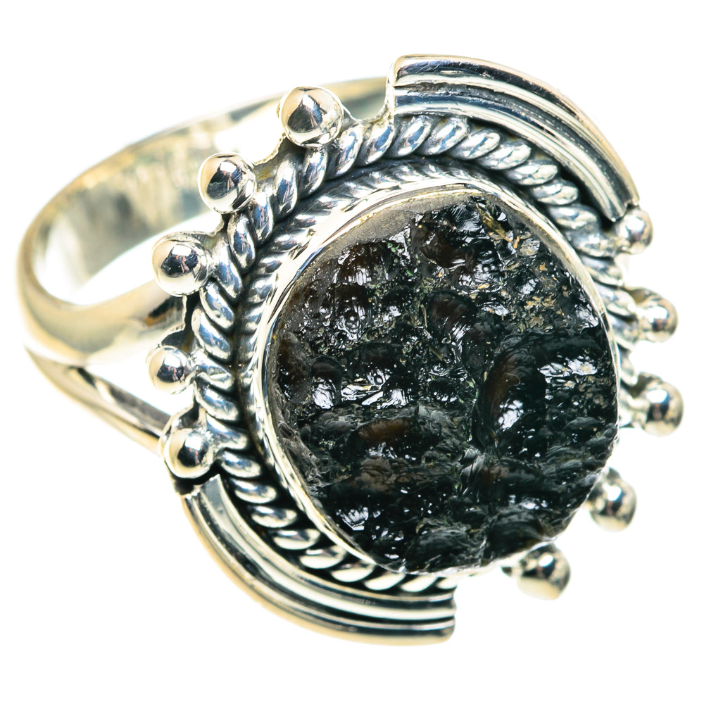 Tektite Rings handcrafted by Anasilvercos - RING91986