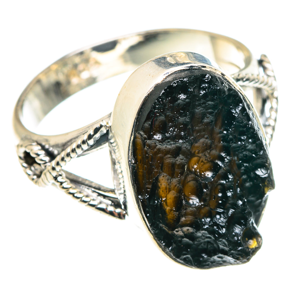 Tektite Rings handcrafted by Anasilvercos - RING91987 - Photo 2
