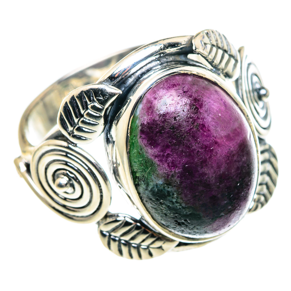 Ruby Zoisite Rings handcrafted by Anasilvercos - RING91990