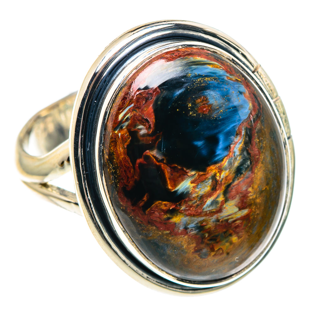 Golden Pietersite Rings handcrafted by Anasilvercos - RING91994