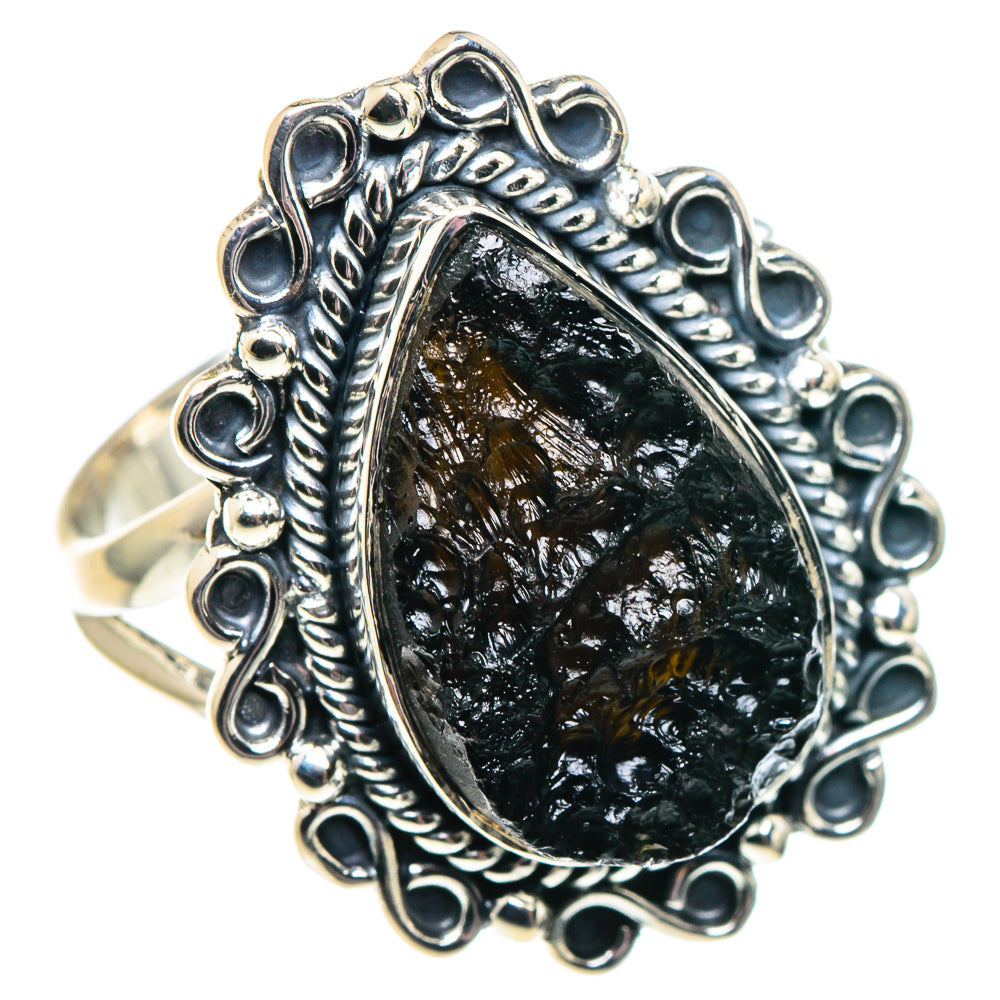 Tektite Rings handcrafted by Anasilvercos - RING91995 - Photo 2