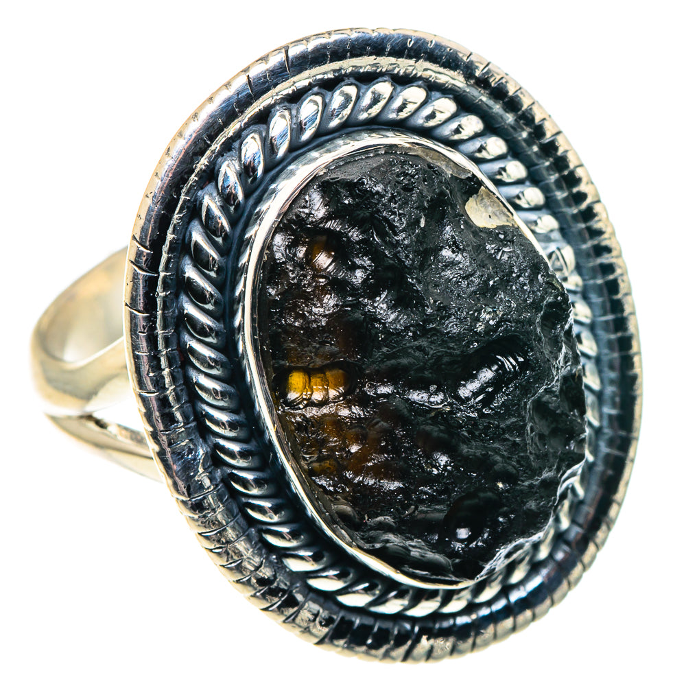 Tektite Rings handcrafted by Anasilvercos - RING91998 - Photo 2