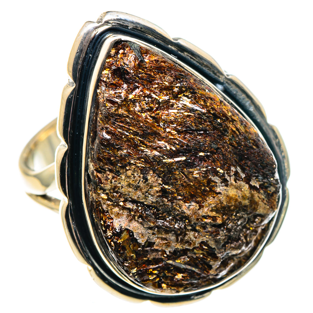 Astrophyllite Rings handcrafted by Anasilvercos - RING92020