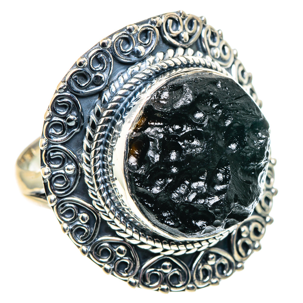 Tektite Rings handcrafted by Anasilvercos - RING92034 - Photo 2