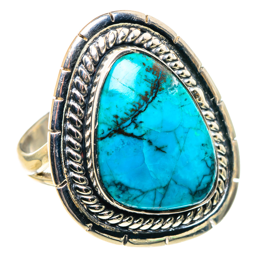 Chrysocolla Rings handcrafted by Anasilvercos - RING92045