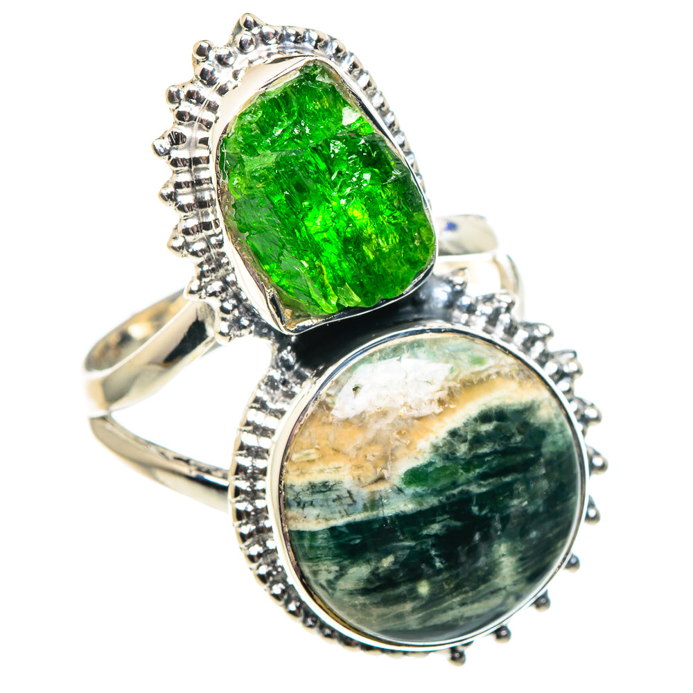 Ocean Jasper Rings handcrafted by Anasilvercos - RING92055