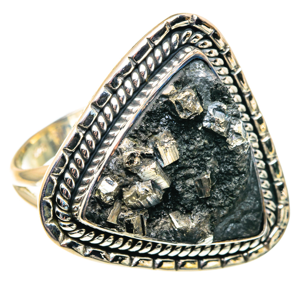 Pyrite Rings handcrafted by Anasilvercos - RING92064