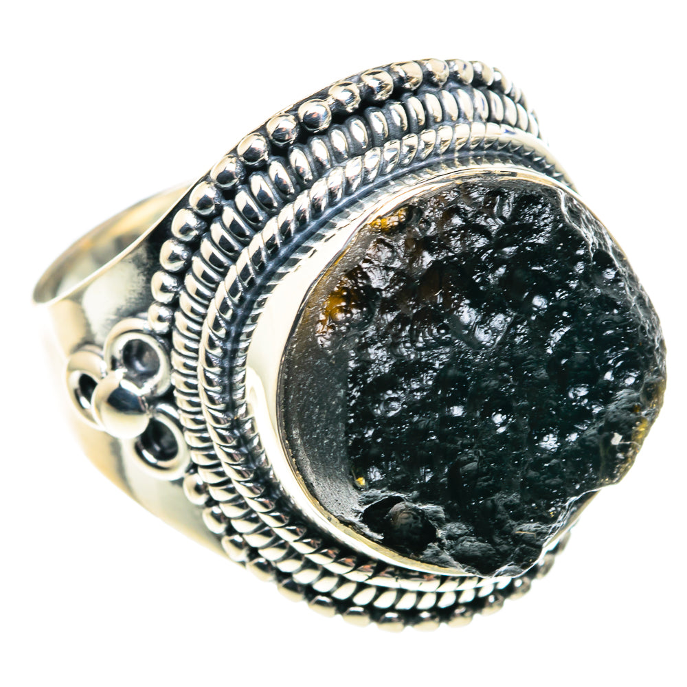 Tektite Rings handcrafted by Anasilvercos - RING92065 - Photo 2