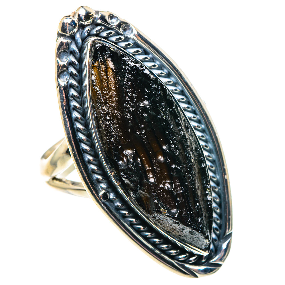 Tektite Rings handcrafted by Anasilvercos - RING92069