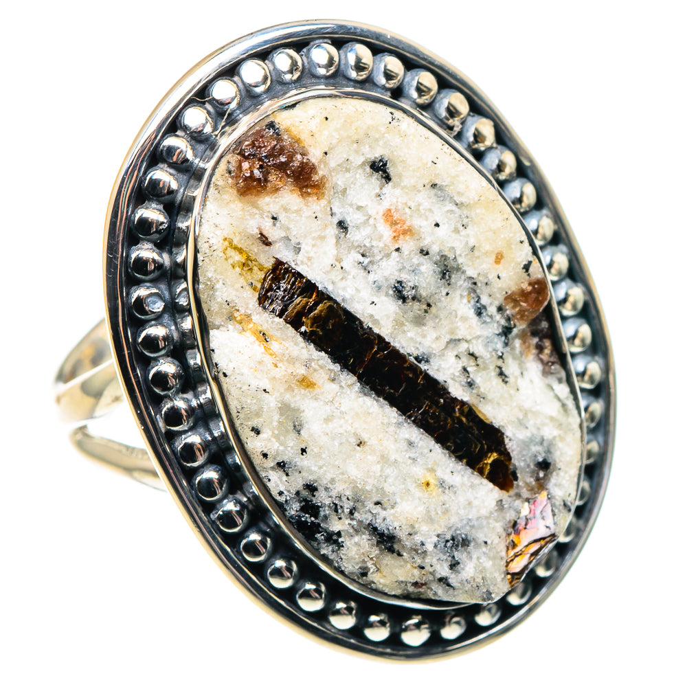 Astrophyllite Rings handcrafted by Anasilvercos - RING92088