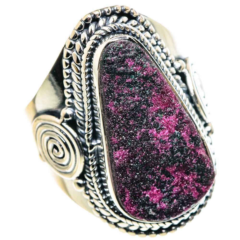 Ruby Fuchsite Rings handcrafted by Anasilvercos - RING92089