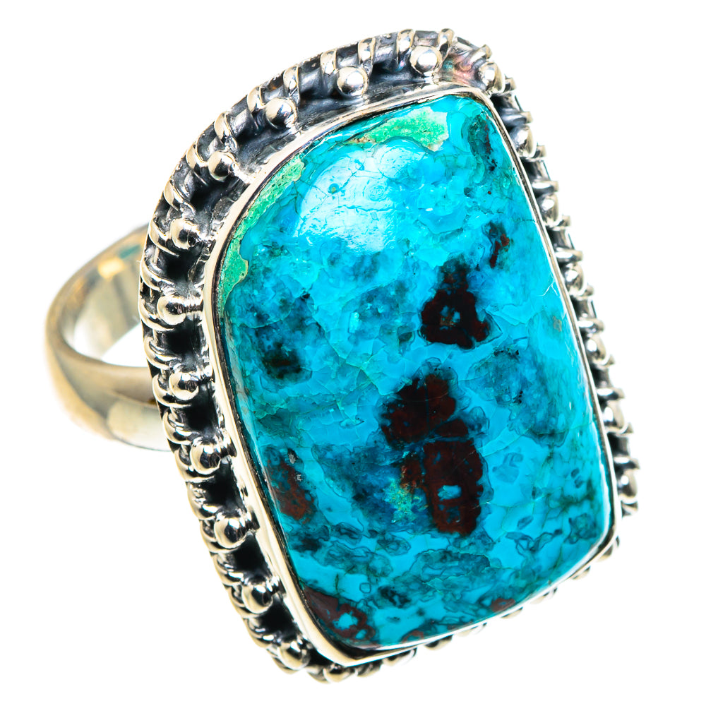Shattuckite Rings handcrafted by Anasilvercos - RING92115
