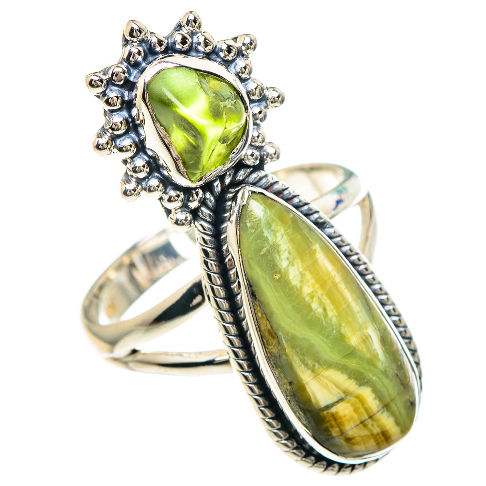 Rainforest Jasper Rings handcrafted by Anasilvercos - RING92126