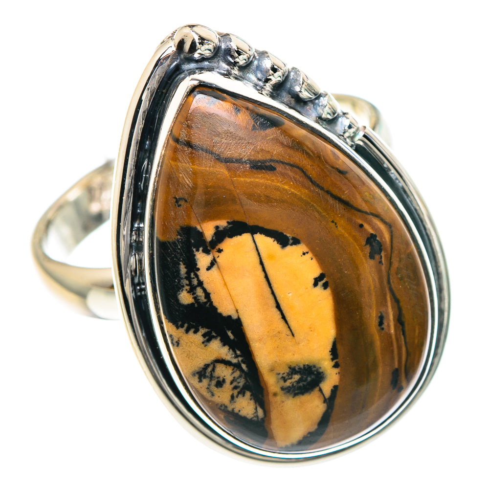 Scenic Dendritic Agate Rings handcrafted by Anasilvercos - RING92130 - Photo 2