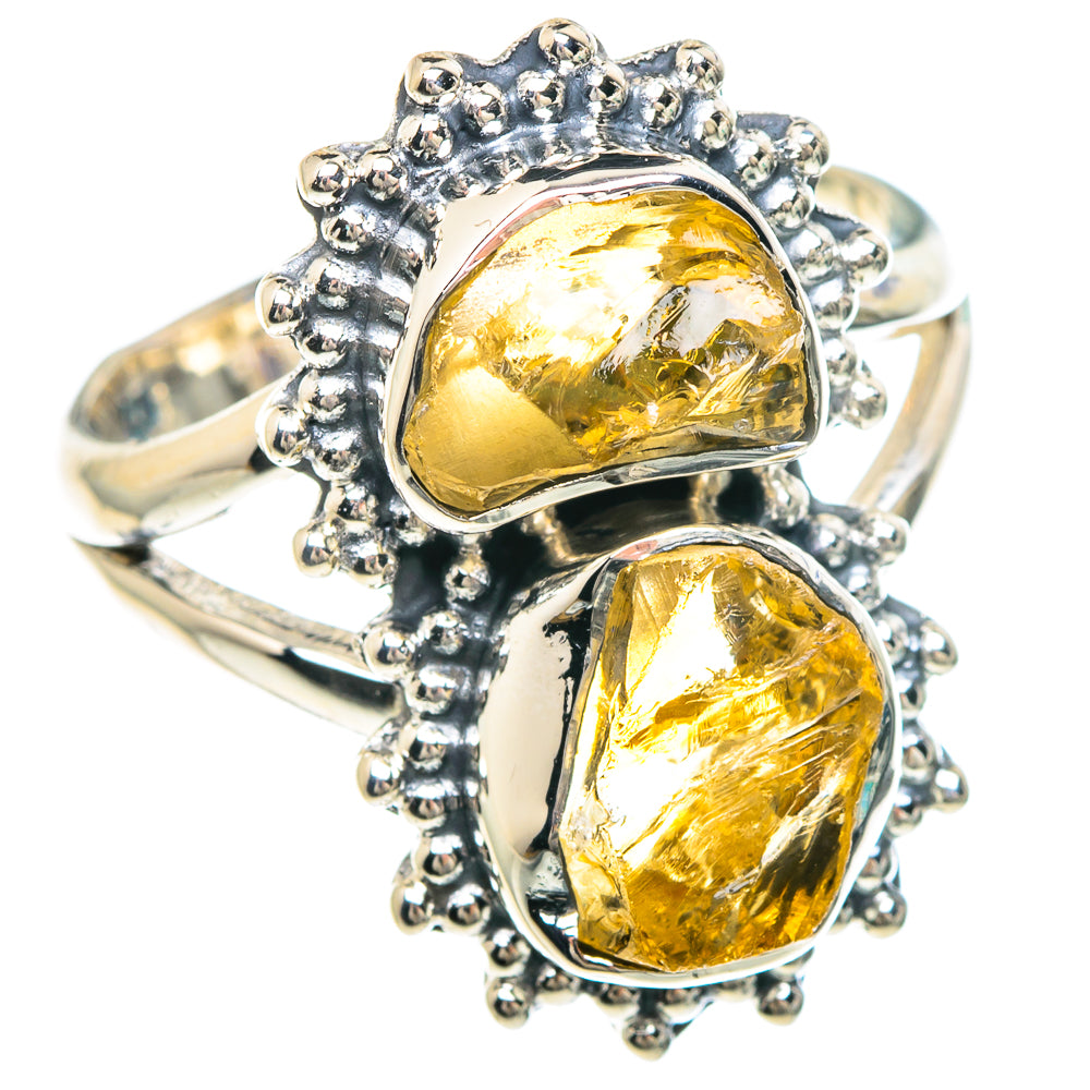 Citrine Rings handcrafted by Anasilvercos - RING92131