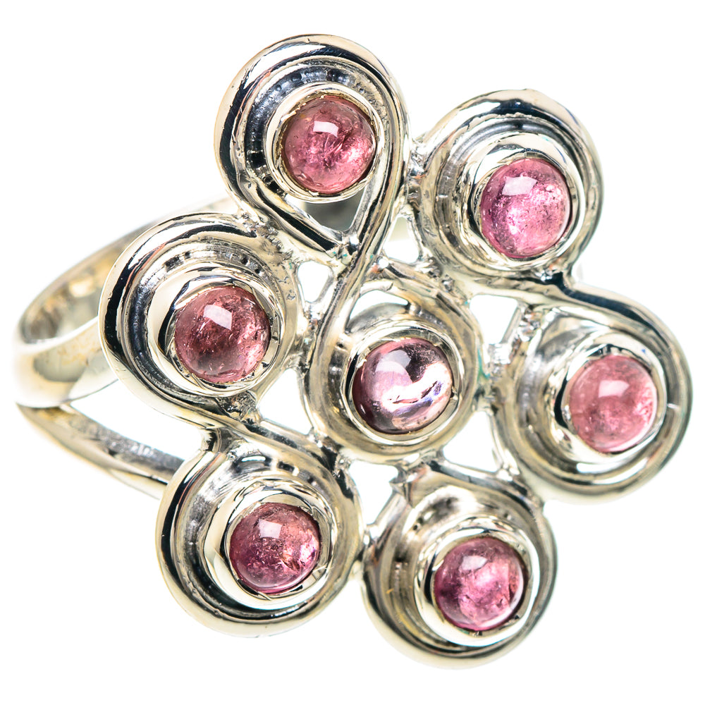 Pink Tourmaline Rings handcrafted by Anasilvercos - RING92134