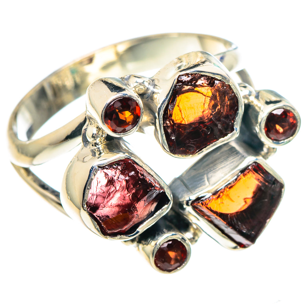 Garnet Rings handcrafted by Anasilvercos - RING92162