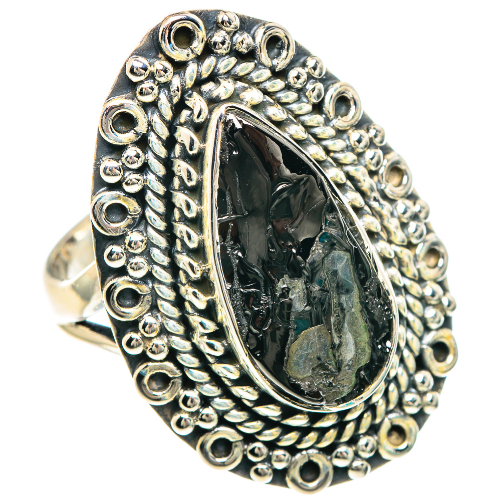 Shungite Rings handcrafted by Anasilvercos - RING92167 - Photo 2