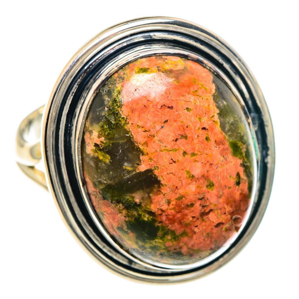 Unakite Rings handcrafted by Anasilvercos - RING92170