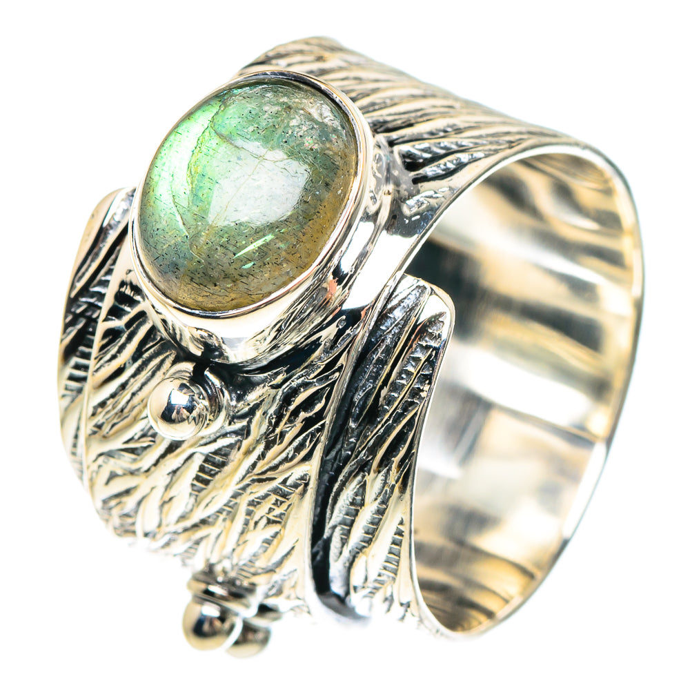 Labradorite Rings handcrafted by Anasilvercos - RING92177 - Photo 2