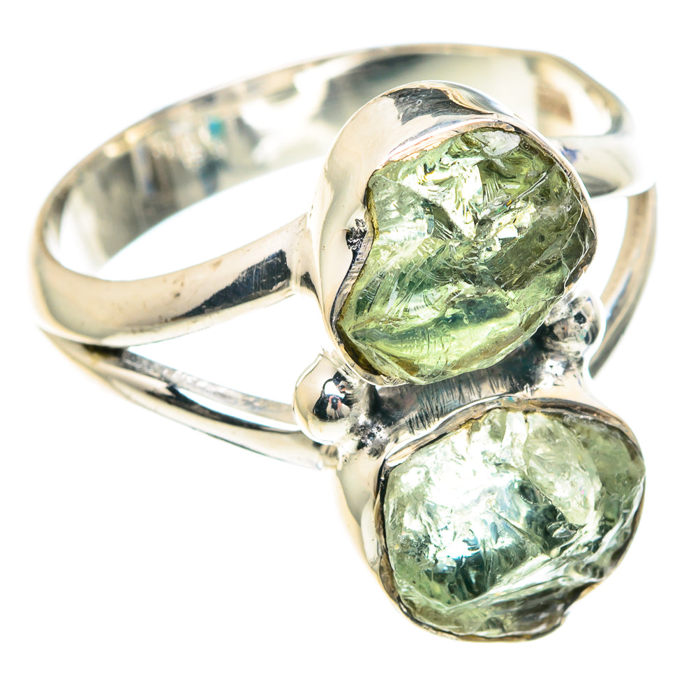 Green Amethyst Rings handcrafted by Anasilvercos - RING92178