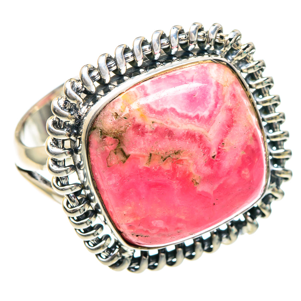 Rhodochrosite Rings handcrafted by Anasilvercos - RING92185 - Photo 2